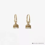 Kundan Hoop Jhumki with Pearls