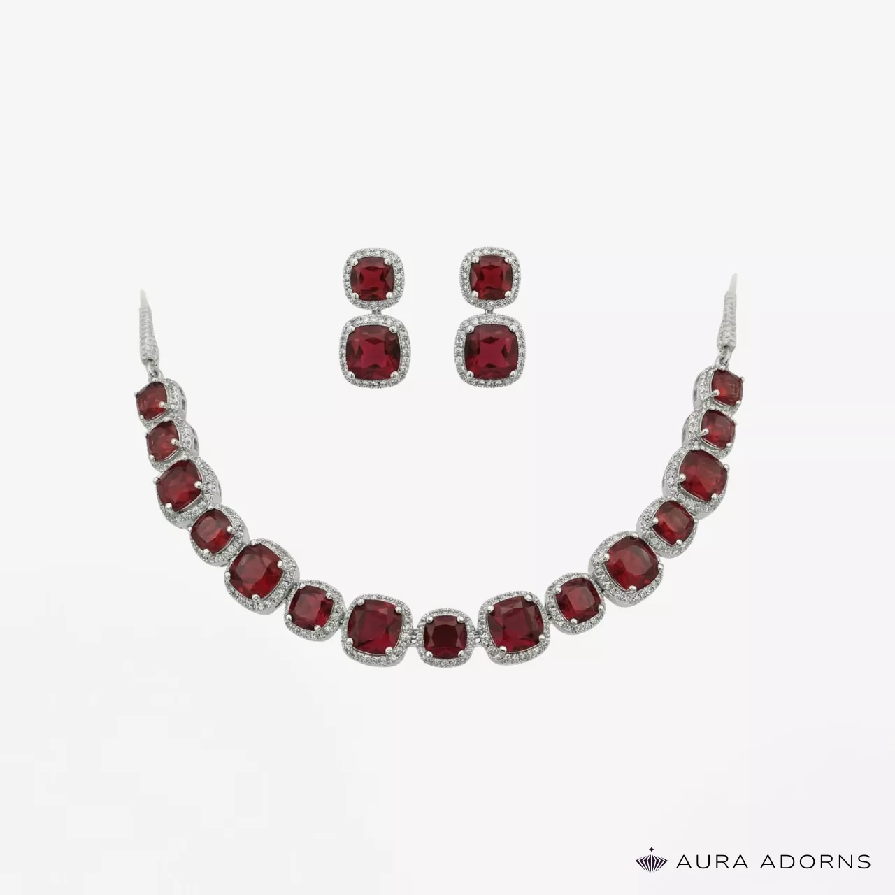 illustration-22-697d96138bc73 Red Rhodium Necklace - Image 1