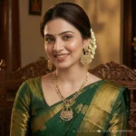 Polki Pearl Necklace Set - Image 2