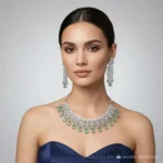 Mint Rodium Necklace Set - Image 2