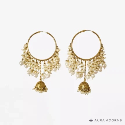 Pearl Hoop Jhumki