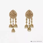 Multi-Layered Polki Jhumki