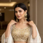 Multi-Layered Polki Jhumki - Image 2