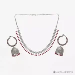 Ruby Frost Necklace Set