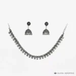 Silver beads Choker Set