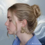 Royal Cascade Sahara Earrings - Image 2