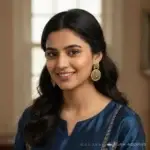 Crystal Floral Earrings - Image 2