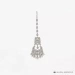 Silver Mirror Chand Maang Tikka